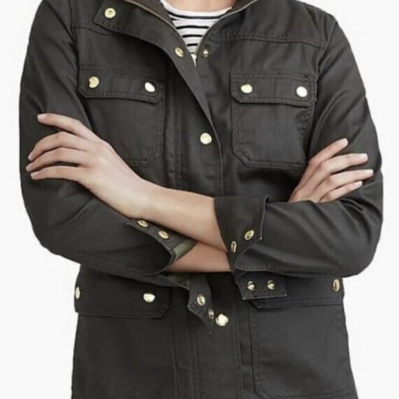J Crew resin-coated twill field jacket - Picture 3 of 11